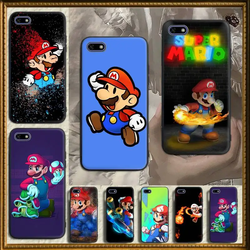 

Mario Game Phone Case for Huawei P40 P30 P20 P10 P9 P8 pro lite Plus P SMART 2019 P9 lite Fundas cover