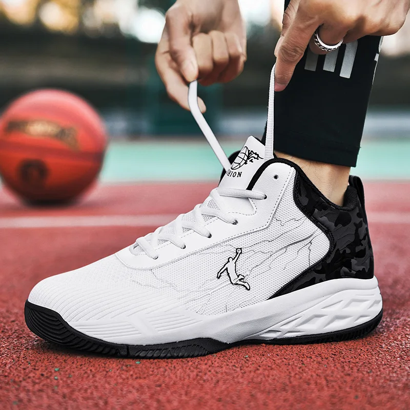 Unisex Basketball Shoes High Quality Fashion Sneakers Comfortable Breathable Non-slip Men Sport Shoe