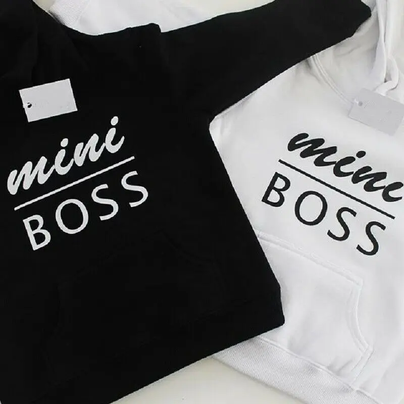 Детская толстовка с капюшоном для новорожденных мальчиков и девочек буквенным