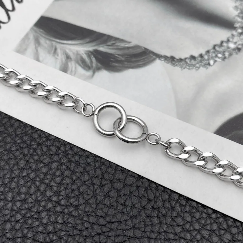 316L браслет из нержавеющей стали для женщин Серебряный цвет NK Pulseira Feminina