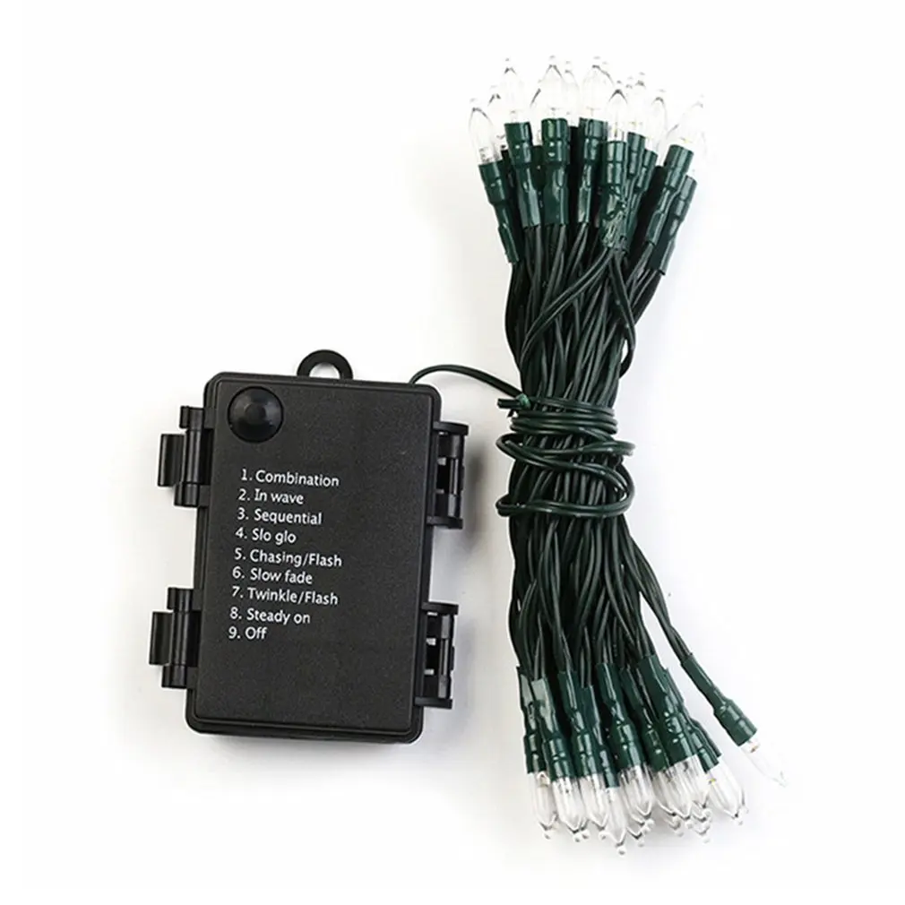 

Уличная Водонепроницаемая гирлянда, 8 функций, мини-гирлянда с лампочками, праздничное Рождественское украшение для сада, светильник рлянд...