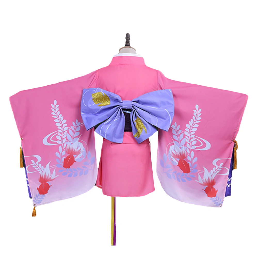 Новинка летнее кимоно для косплея LIVA GIRL из аниме Onmyoji Kagura с золотыми