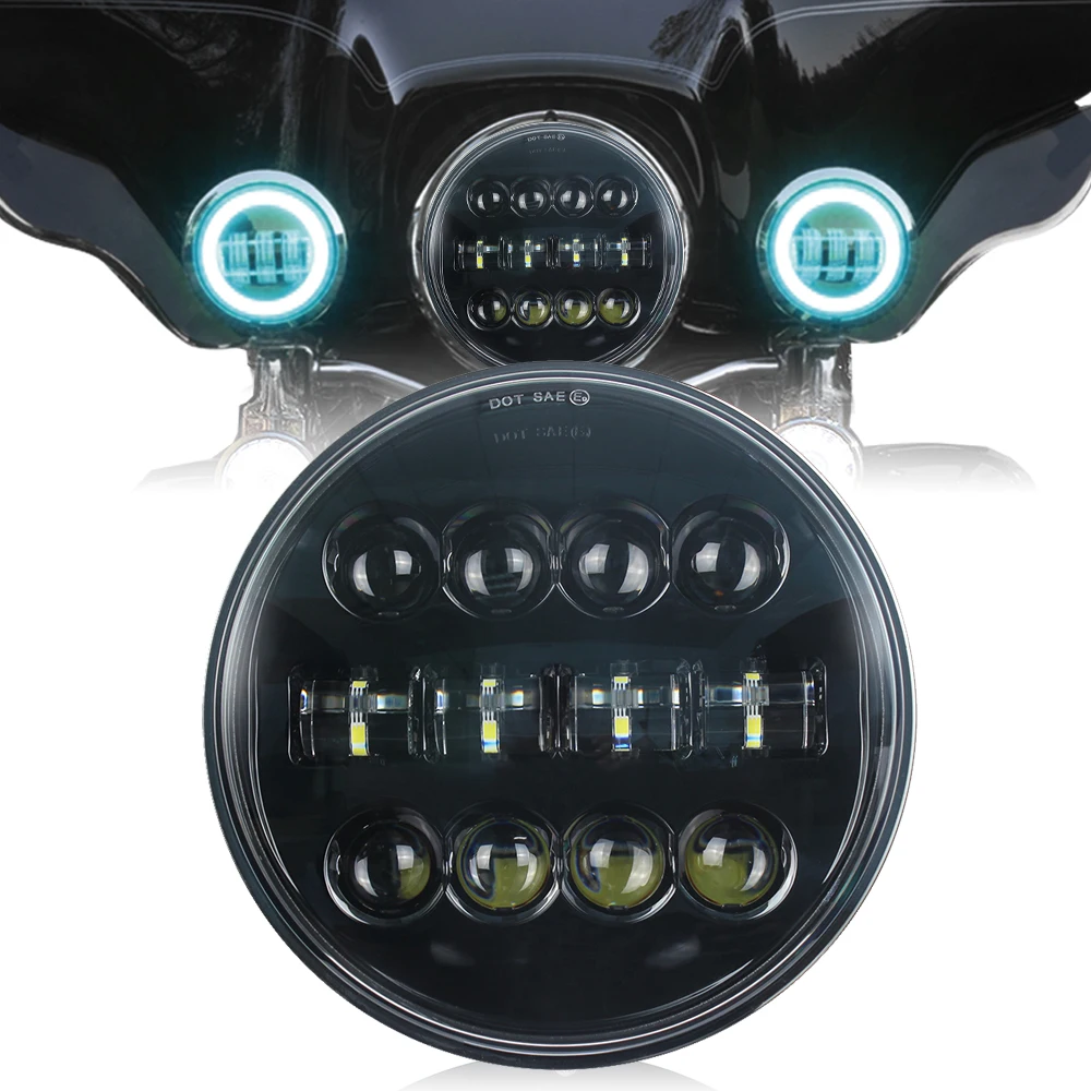 

Светодиодная фара дальнего/ближнего света для Jeep Wrangler jk Lada Niva 4x4, 60 Вт, 7 дюймов