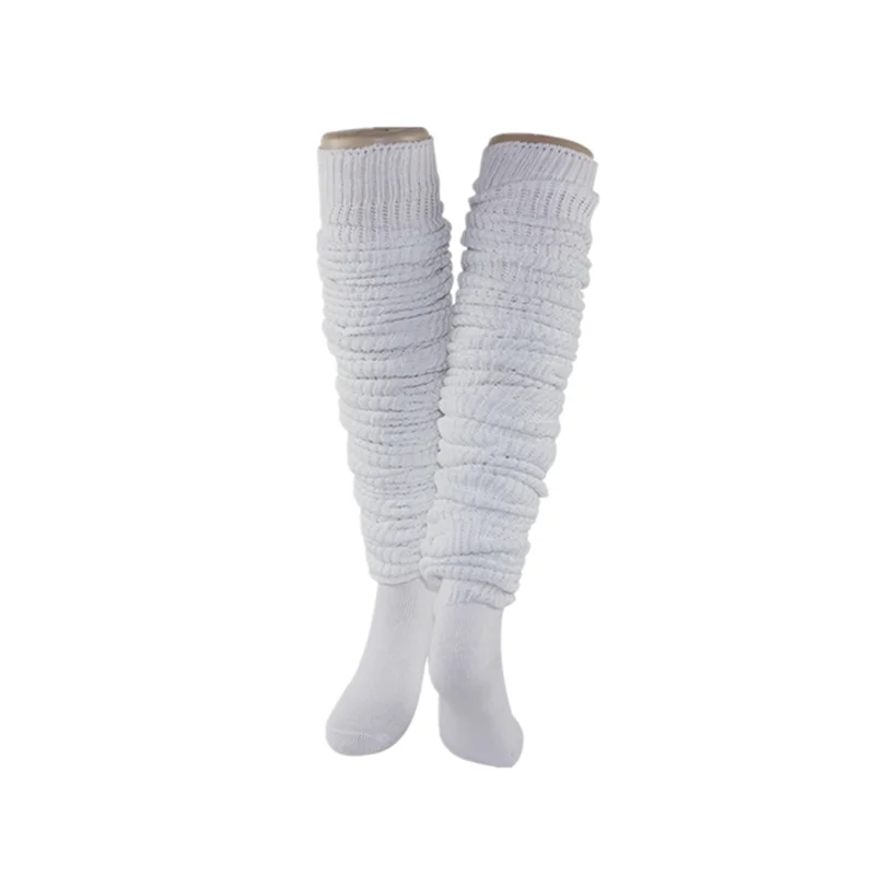 

Japanese Fashion Anime Sweet Girl Leg Warmers Wool Ball Knitted Foot Cover Women Autumn Winter Leg Warmer Socks Heap Heap Socks