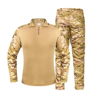multicam camouflage combat uniform tactical bdu shirt pants set men army military training clothing suit camo hunting clothes