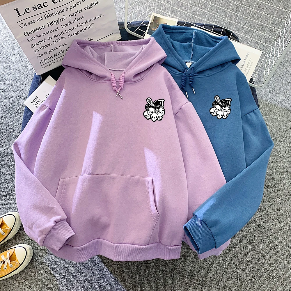 Streetwear Hoodie Oversized Kpop Sweatshirt Hoodies for Women Korean Loose Plus Size Clothing Harajuku Goth SOUL 90 S Sweetshirt