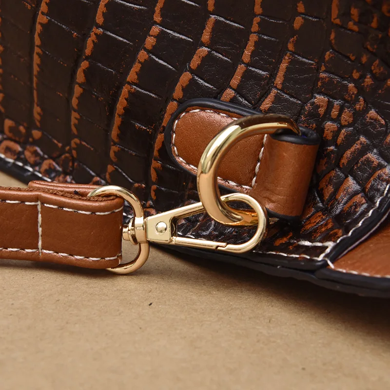 Brand luxury handbags women bags designer crocodile pattern lady handbag fashion shoulder crossbody bags for women tote bag