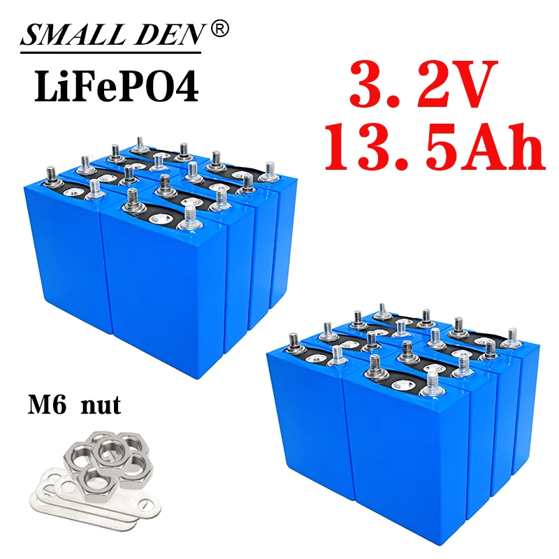

16PCS Lifepo4 3.2V 13.5Ah rechargeable battery DIY12V 24V 36V 48V battery pack motorcycle electric vehicle add pillar connection