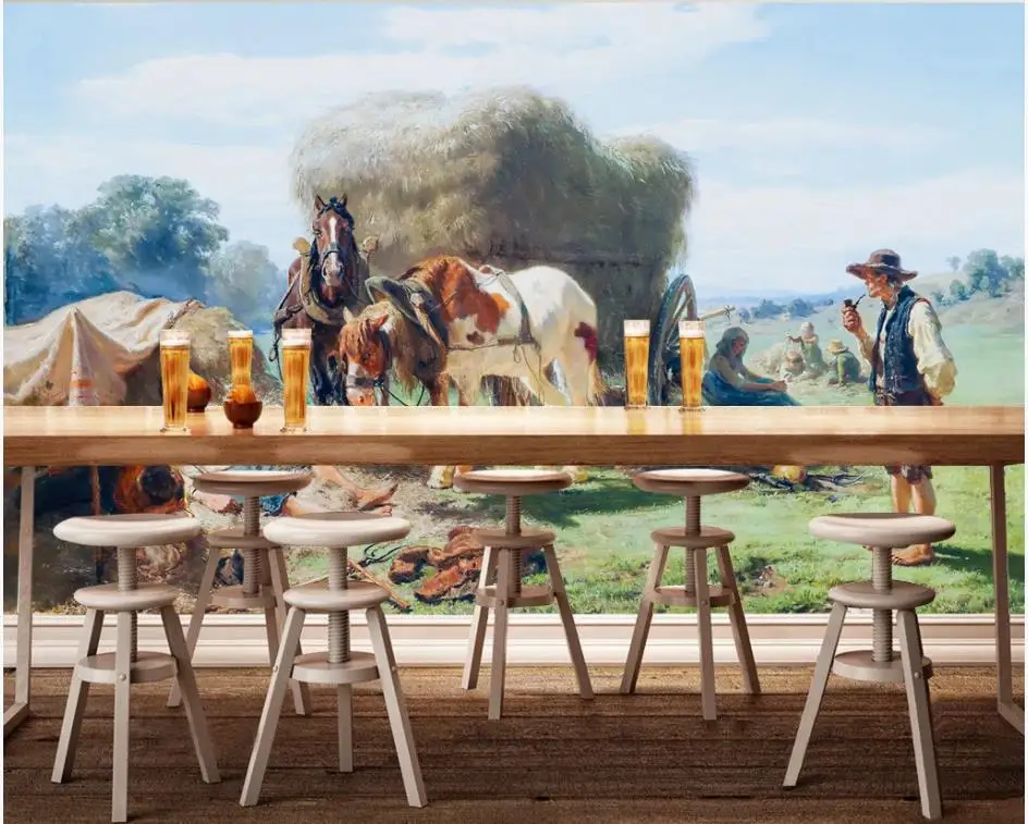 Пользовательские фото обои для стен 3 d фрески классическая картина маслом на