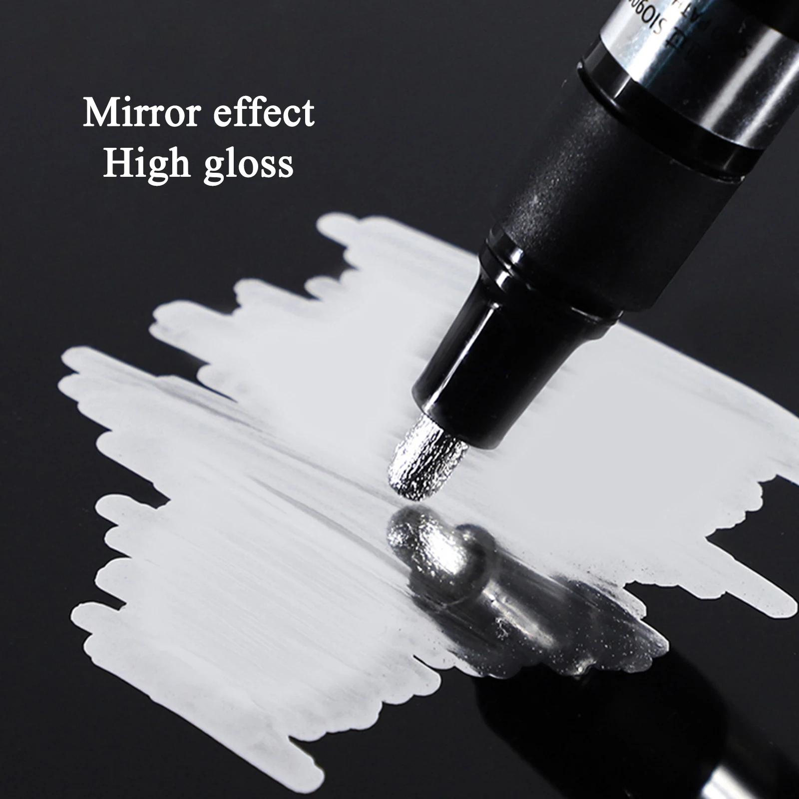 Silver Mirror Marker Model Gloss Oil-based Paint Set For On Any Surface Office And School Supplies Liquid Long-Lasting Ink | Канцтовары