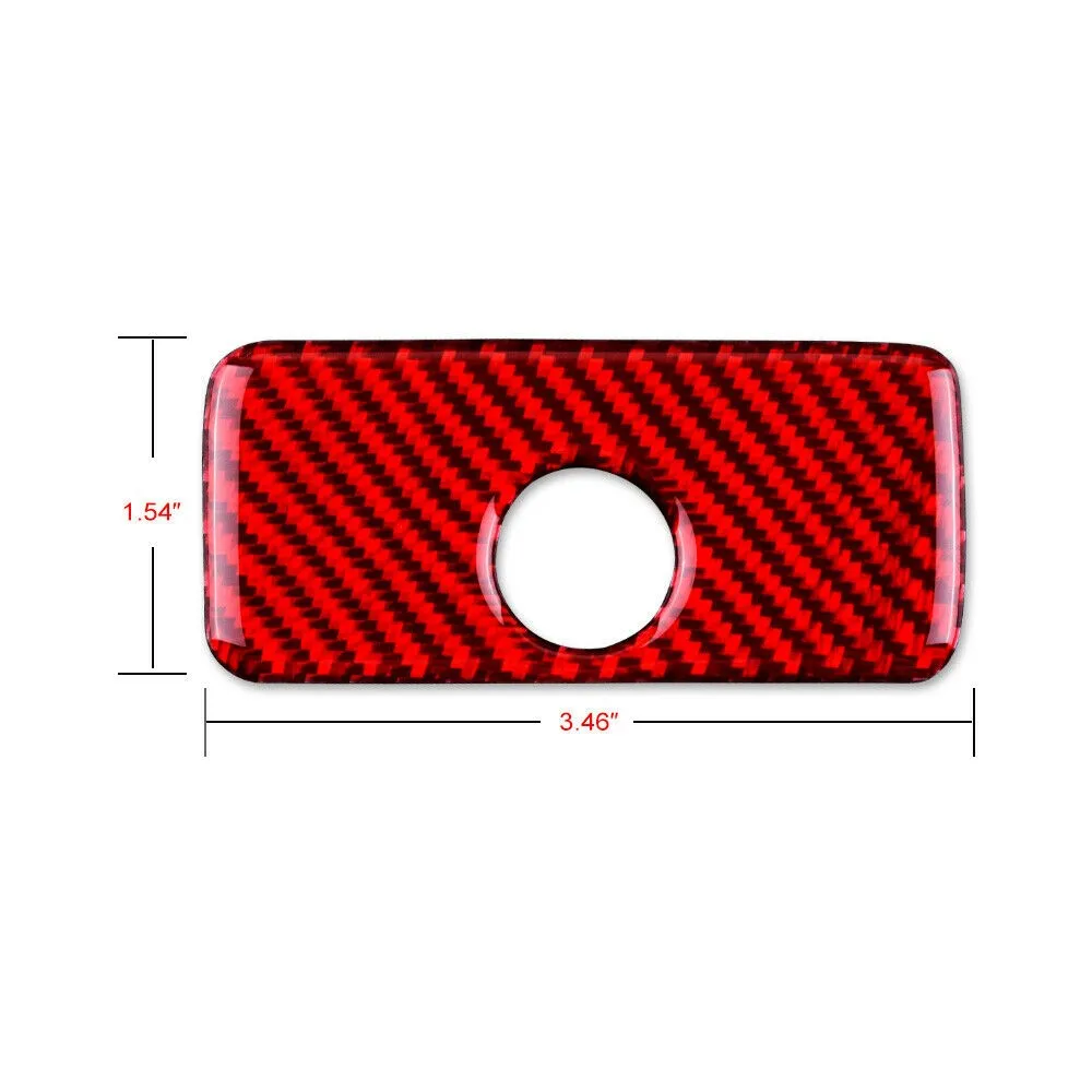 

1* Sticker 2010-2015 Storage Box Handle Accessories Carbon Fiber Co-Pilot