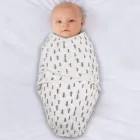 Детский спальный мешок, пеленка, одеяло для новорожденных, хлопковое, модное, с цветочным рисунком, спальный мешок для детей 0-6 месяцев
