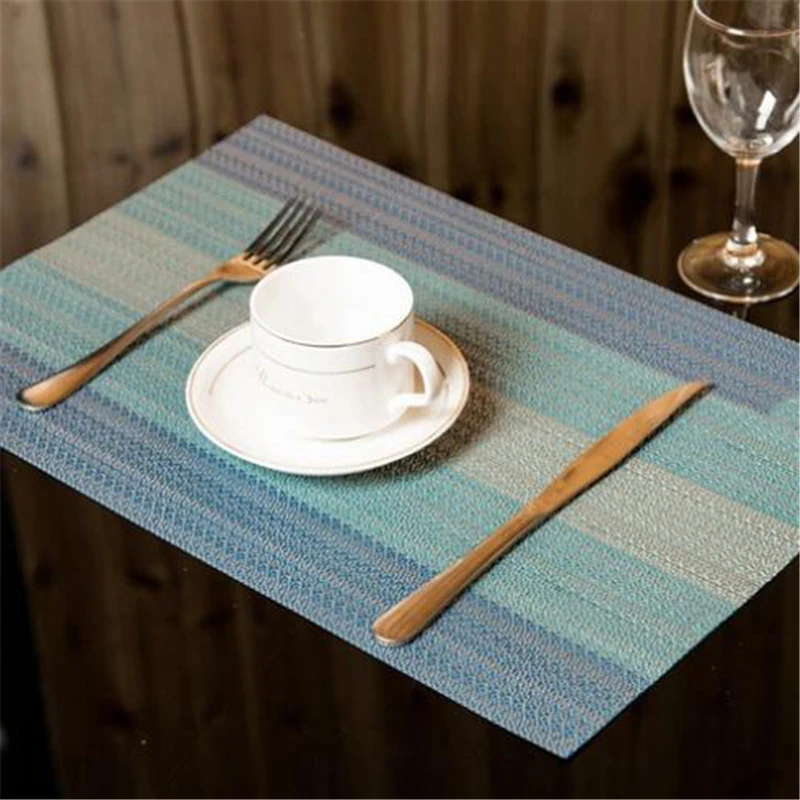 

Kitchen Mat Table Placemats For Dining Table Mat Drink Cup Coasters Heat Insulation Non-Slip Hot Pad Placemat Table PVC