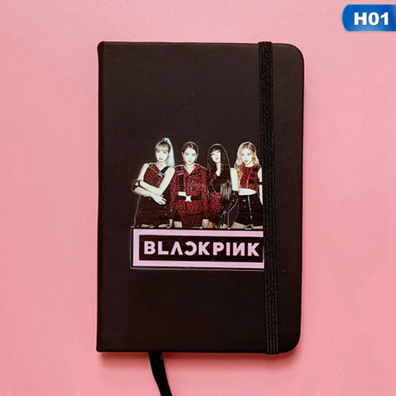 1 шт. KPOP IZONE TXT TWICE Blackpink SEVENTEEN GOT7 Дневник Блокнот канцелярские книги блокноты памятки принадлежности для ноутбуков вентилятор подарок - Цвет: H01