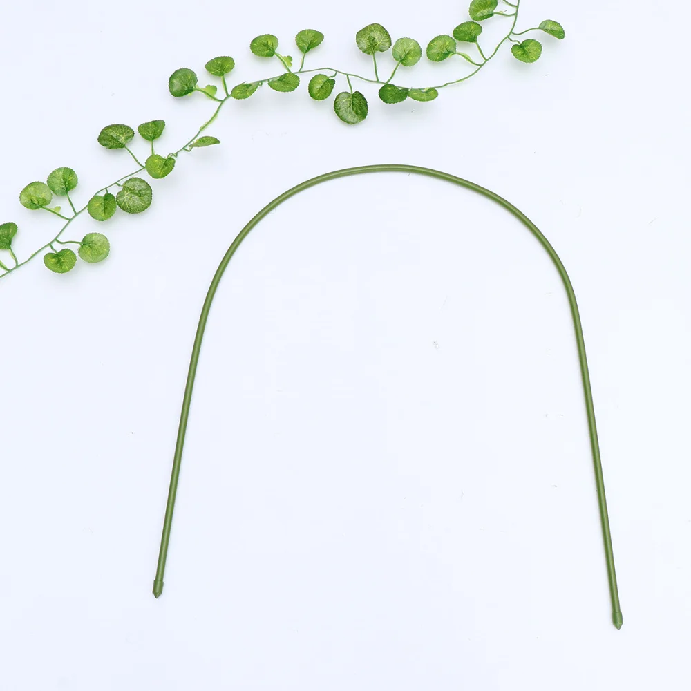 5 шт. кронштейн для теплицы в форме арки садовые обручи с пластиковым покрытием