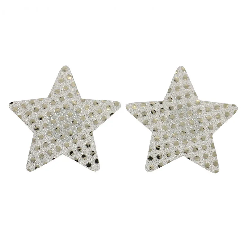 1 пара женская сексуальная пятиконечная звезда самоклеящаяся невидимая накладка