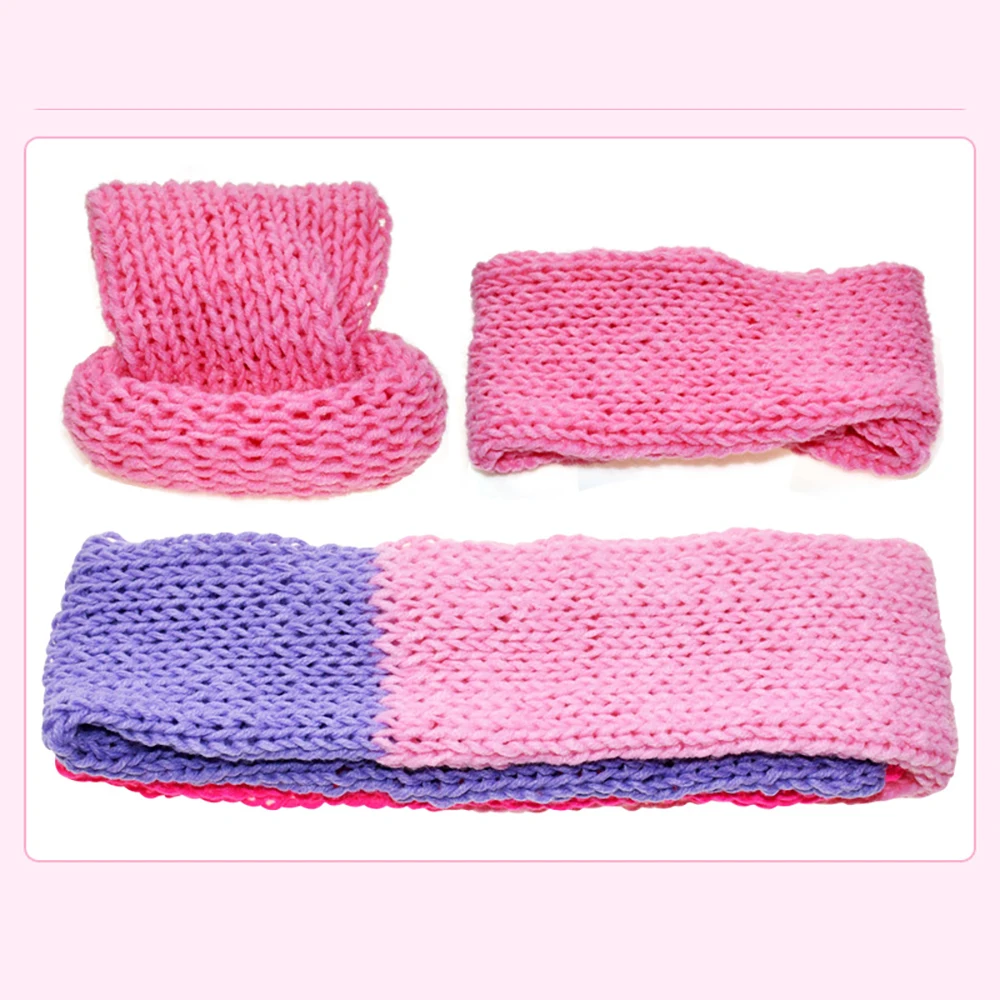 Набор для вязания шарф свитер 22 иглы вязаная игрушка | Игрушки и хобби