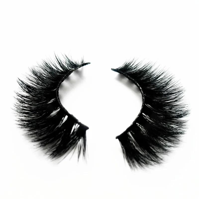 Супер мягкие норковые ресницы 7D объемные настоящие безжалостные