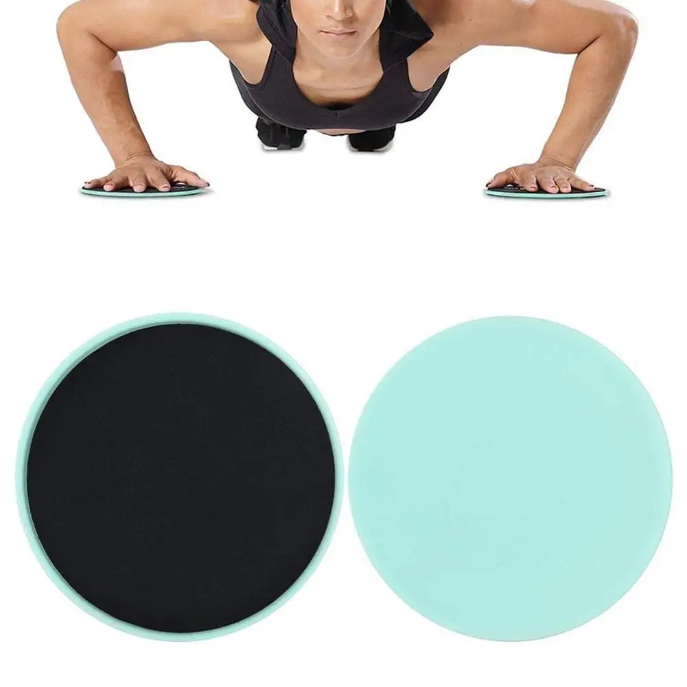 

New 2PCS/Set Portable Small Round Knee Pad Yoga Mats Fitness Sprot Pad Plank Gym Disc Protective Pad Cushion Non Slip TPE Mat