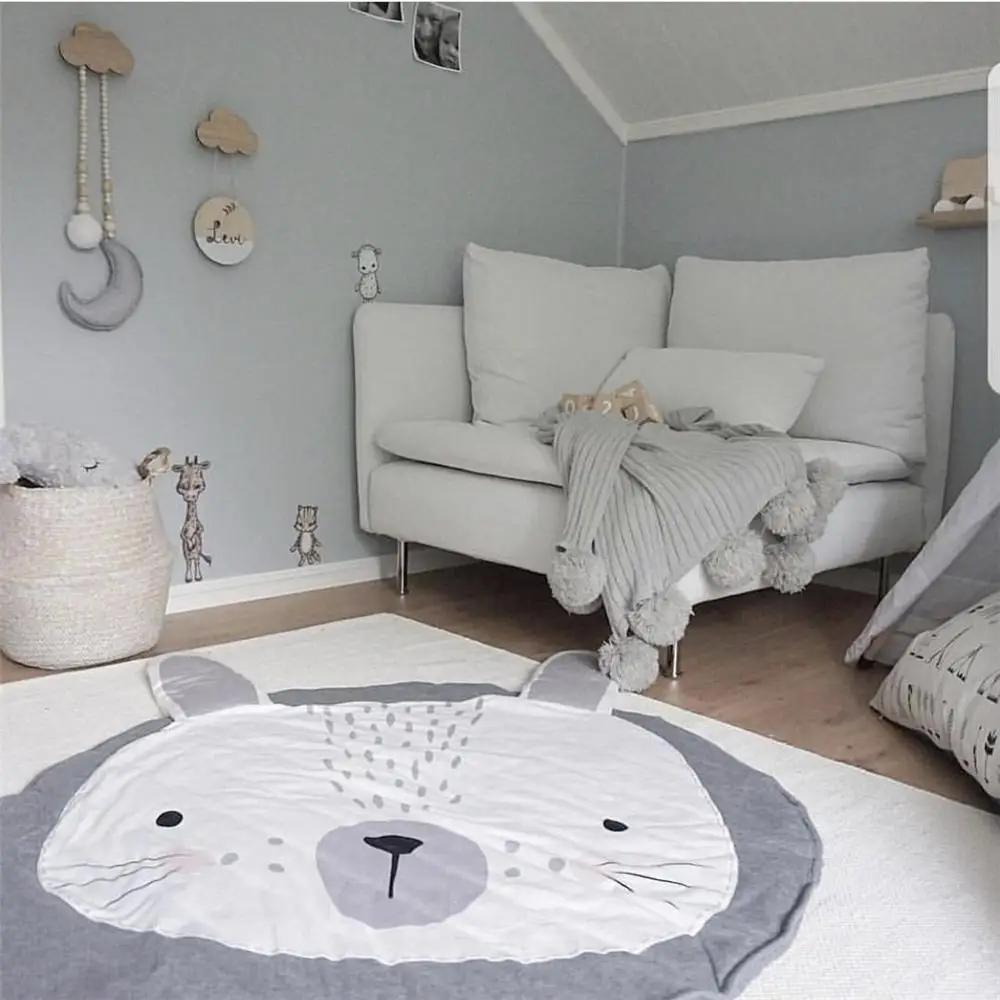 Детский мультяшный ковер для новорожденных игровой коврик детское одеяло