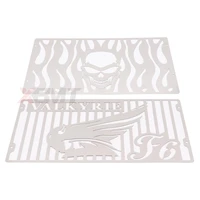 motorcycle skull eagle stainless steel radiator grille cover guard protector for honda valkyrie gl1500 gl 1500 all years