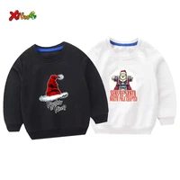 kids funny christmas sweatshirts cool santa claus baby hoodie boys girls cotton clothes childrenlong sleeve toddler sweatshirt