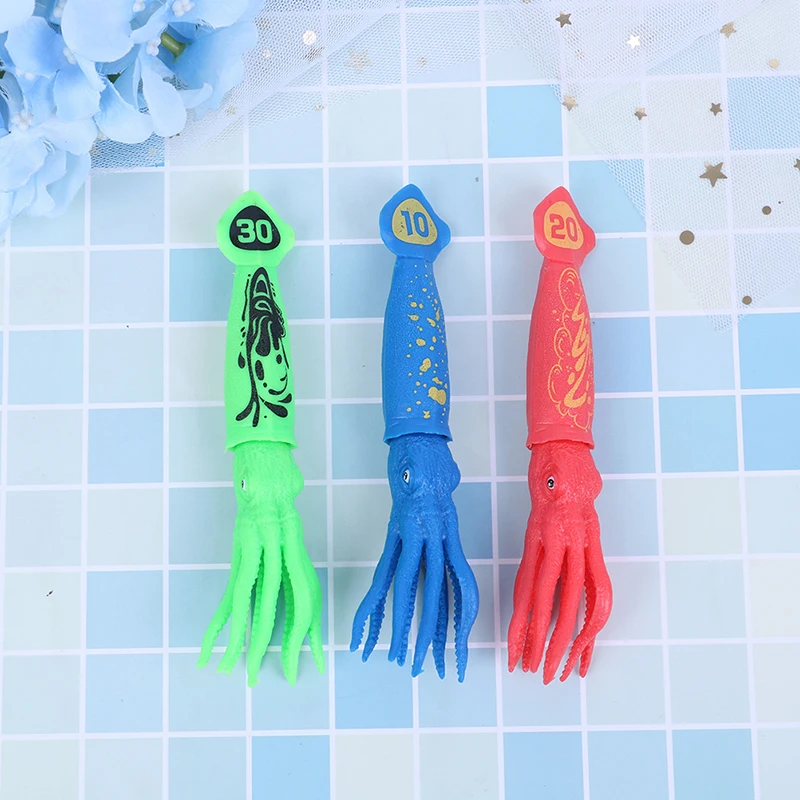 Осьминог Торпедо ракета метательная игрушка для бассейна игра морские водоросли