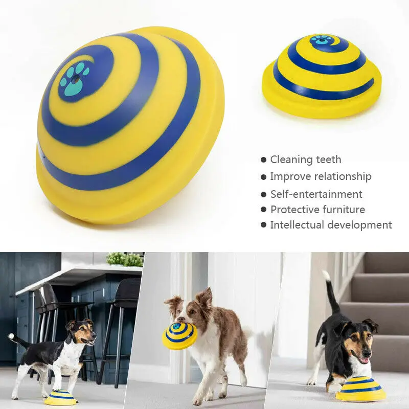 FANHHUI Новый звучащий диск Woof Glider мягкая и безопасная домашняя игровая игрушка для