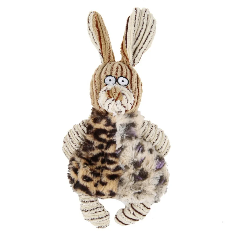 

Pet Toy Rabbit Shape Pet Dog PV Plush Chew Toy Puppy Dog Chew Bite Sound Squeaker Squeaky Toy hot