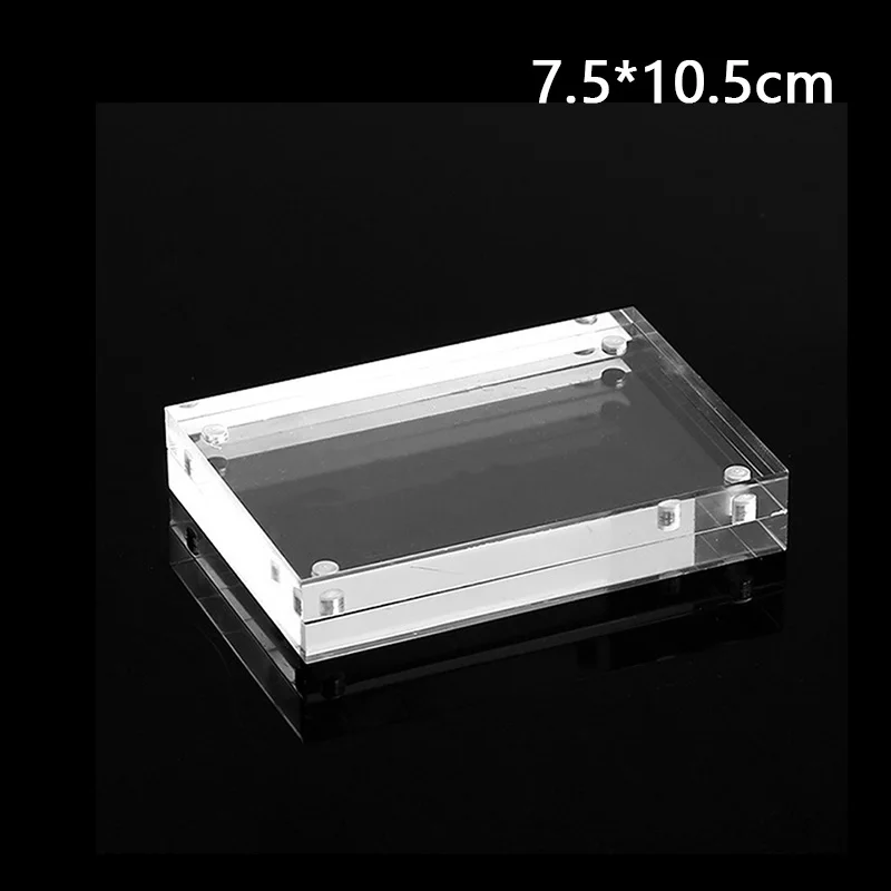 

Non-toxic Right Angle Acrylic Photo Frame Set Thickness 0.8+0.8cm Price Tag