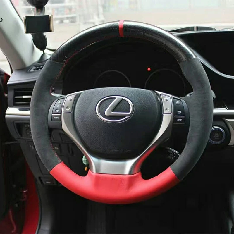 

Для Lexus NX200t RX350 ES240 LX570 Сделай Сам кожа замша ручная строчка