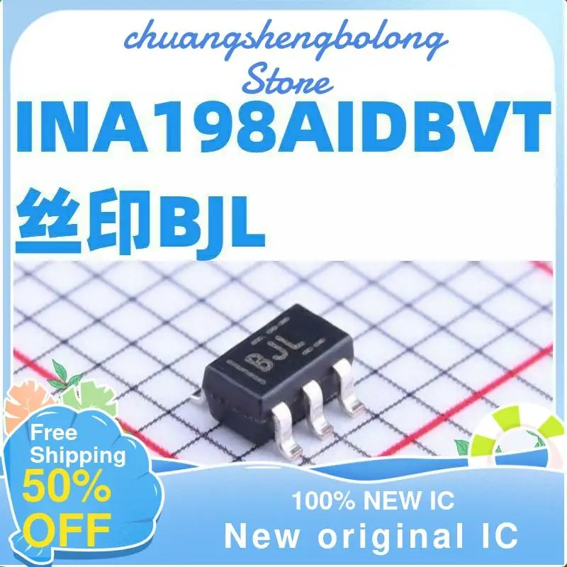 

10-200 шт. INA198AIDBVR INA198AIDBVT BJL SOT23-5 новый оригинальный IC