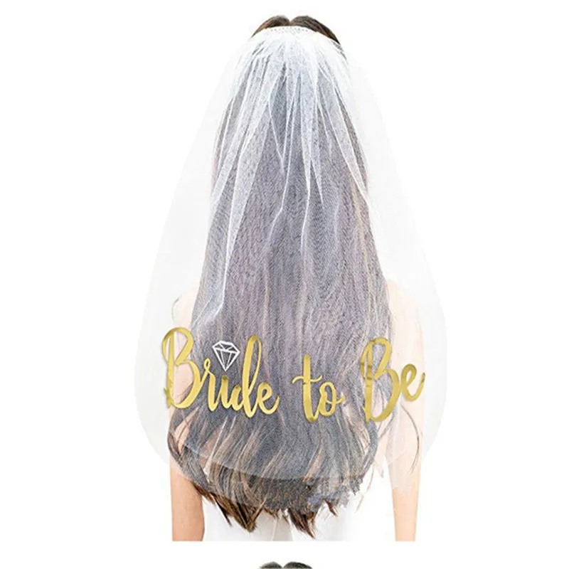 Команда с надписью &quotBride To Be&quot атласной лентой створки девичник знак Свадебные