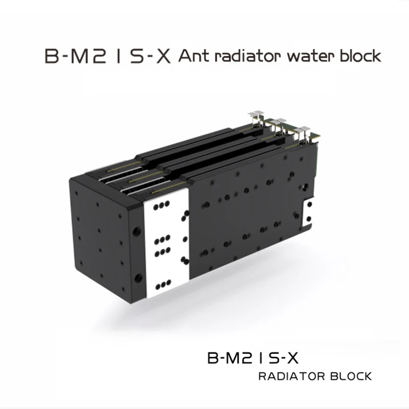 

Bykski B-M21S-X водяной блок, для M21S / M19 Ant / Antminer / Miner G1/4 'Thread POM/Алюминиевый компьютер водяного охлаждения Радиатор