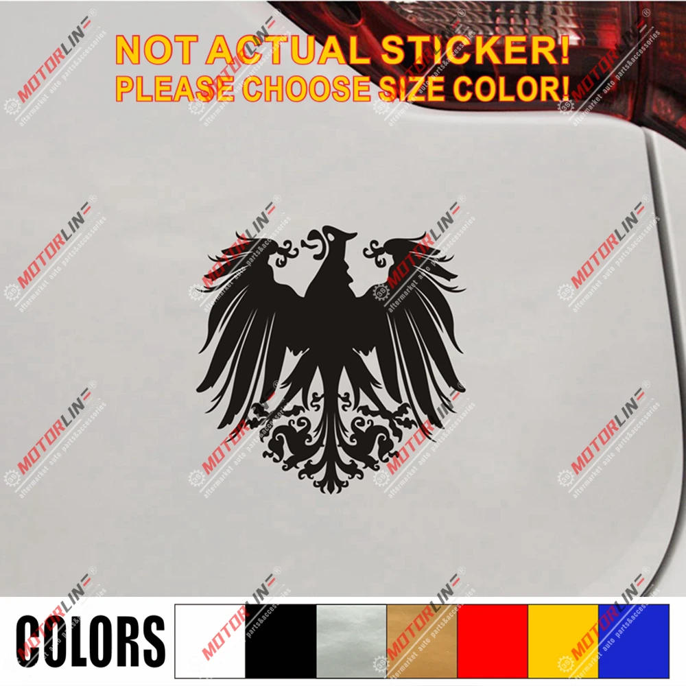 Немецкая Империя Орел немецкая y образная Наклейка Виниловая наклейка для