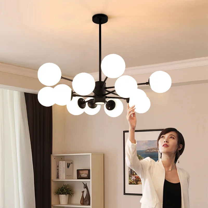 

modern led iron monkey lamp luminaire suspendu lustre pendente kitchen fixtures chandelier living room