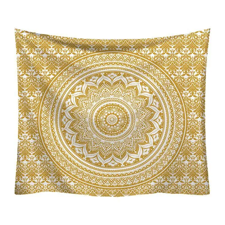 

India Mandala Tapestry Print Bedroom Decor Wall Hanging Boho Decor Wall Cloth Tapestries Mandala Wall Carpet Funny Blanket