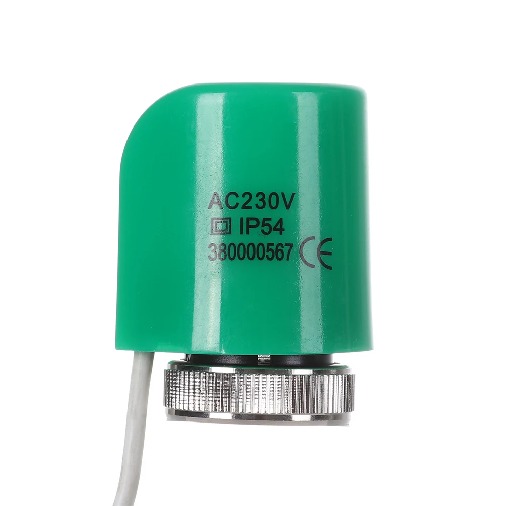 Нормально открывающийся закрытый термопривод Электротермический клапан 230 В для