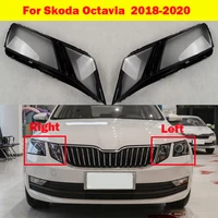 headlamp shell headlight cover for skoda octavia headlight shell transparent lens lampshade headlamp glass 2018 2020