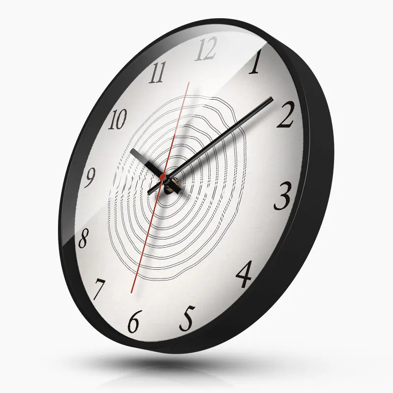 Большие настенные часы креативные современные металлические бесшумные для дома