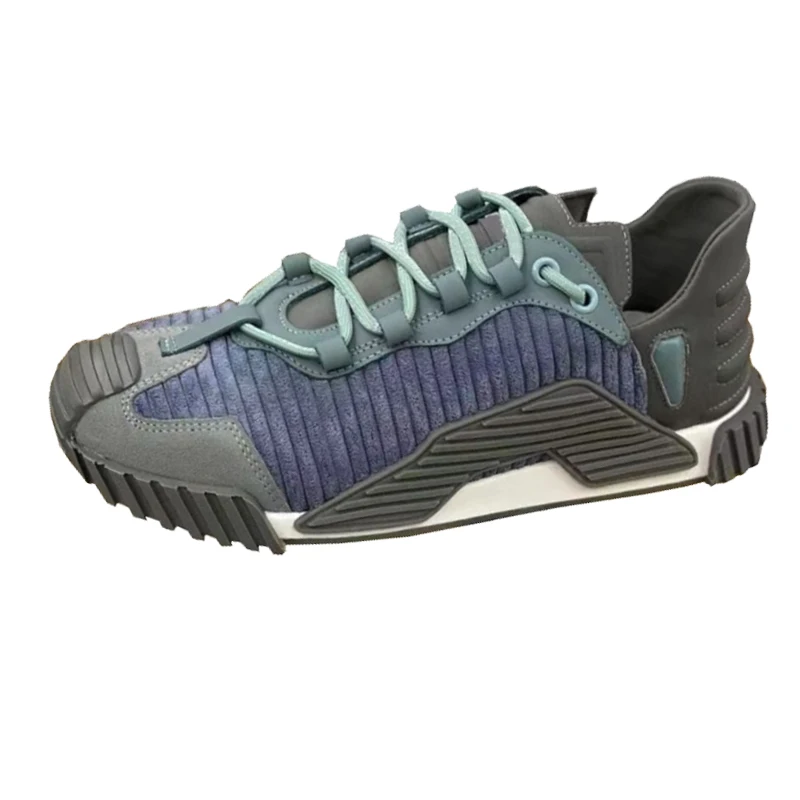 

2021 Fashion New Women's Lace Mesh Letter Printed Mixed Colors Lace Up Rubber Sole Female Casual Trainer Running Sneakers Shoes