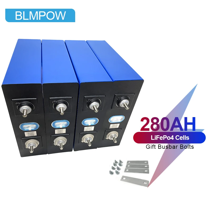 Новые 4 шт. 3 2 v 280ah Lifepo4 Перезаряжаемые Батарея литий железо фосфатных