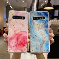 fashion luxury glitter marble texture phone case for samsung galaxy a20 a30 a40 a50 a30s a50s a70 s10 s10e plus note10 f62 cover