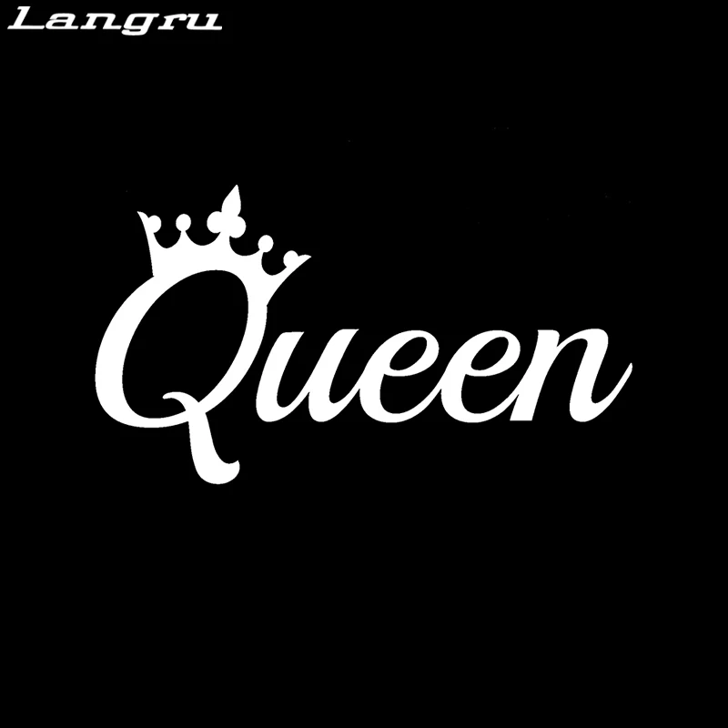 Langru queen Забавный ноутбук автомобиль Ван велосипед окно бампер виниловая наклейка