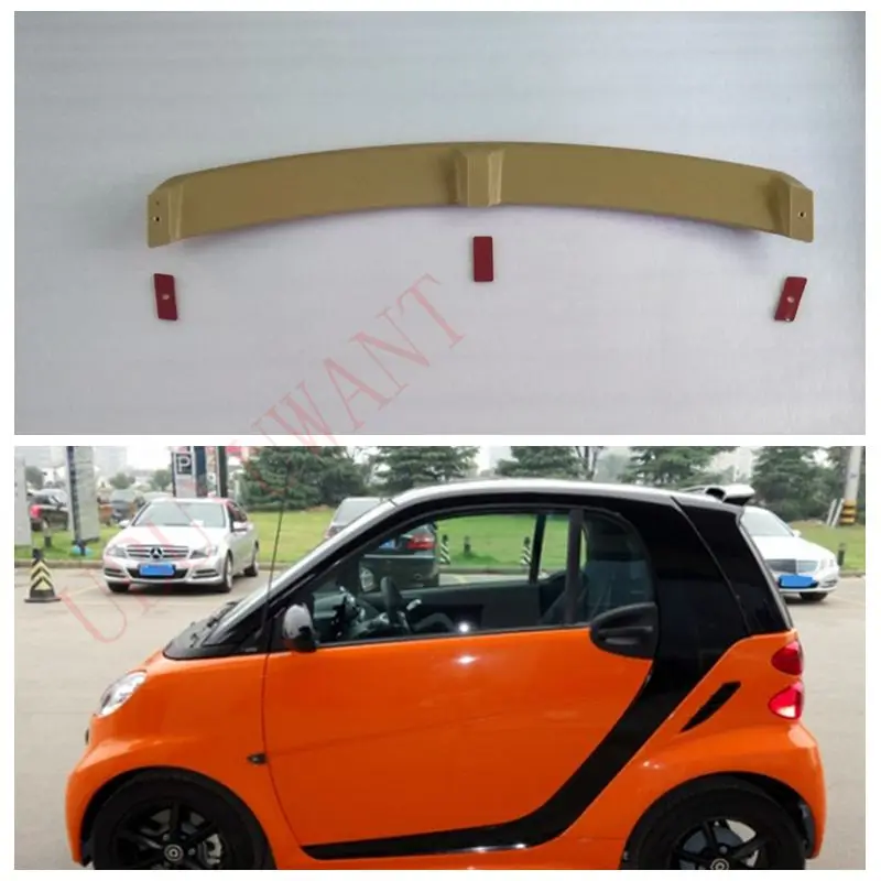 Спойлер для Mercedes Smart fortwo 453 451 спойлер из АБС материала заднего крыла автомобиля
