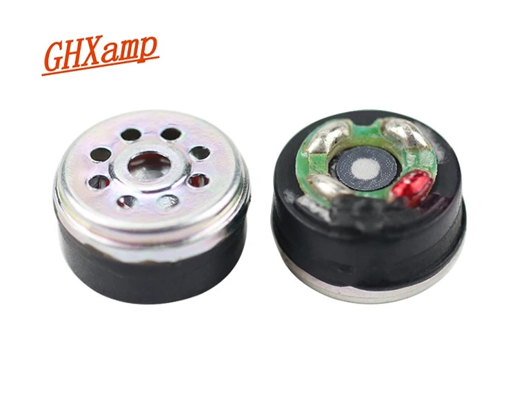 GHXAMP 9,2 мм наушники Динамик 16 Ом титановая пленка HifI 100 дБ наушники Динамик DIY запасные части для IE800 глубокий бас 2 шт