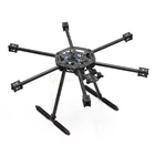 LJI X600-X6 X6 600 мм 600 FPV гексакоптер рамка S550 SK500 с посадочным шасси из углеродного волокна обновленная версия для радиоуправляемого мультикоптера