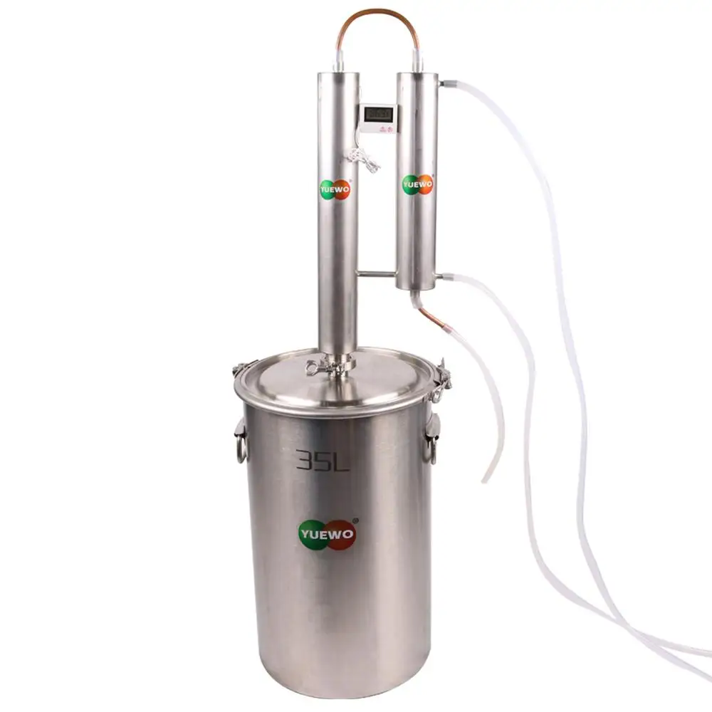 

20 L Liters 5 Gal Home Distiller Moonshine Still Spirits Water Alcohol Oil Boiler Thumper Keg Brew Kit Wine Making