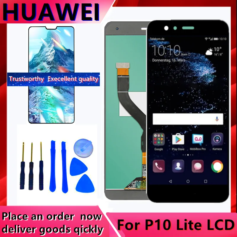 

5.2" For HUAWEI P10 Lite Lcd Screen For HUAWEI P10 Lite WAS-LX1 WAS-LX1A WAS-LX2 WAS-LX3 Display Replace