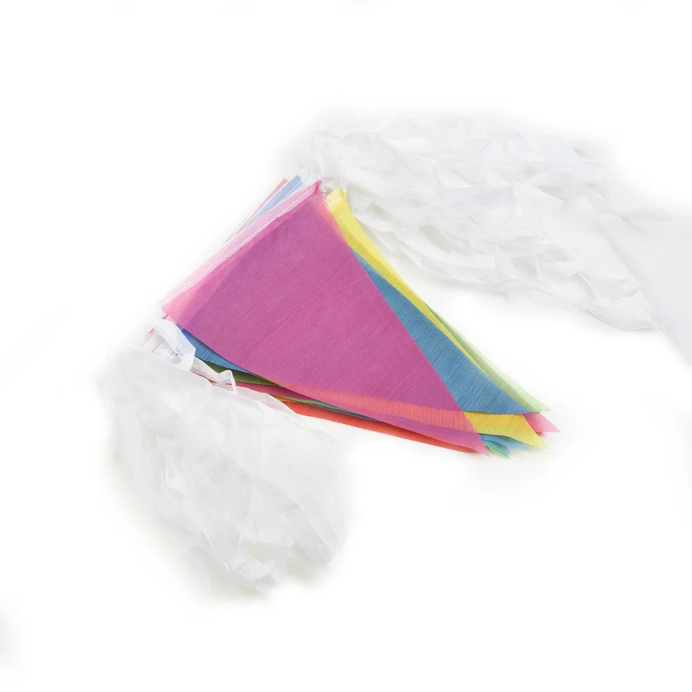 

Triangle Flag Pennant String Banner Festival Party Holiday Bunting Decor Z G
